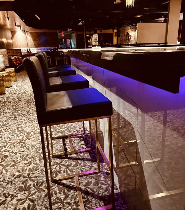 BYOB bar with seating