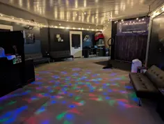 Dance floor and event space at The Warehouse in Caldwell, Idaho