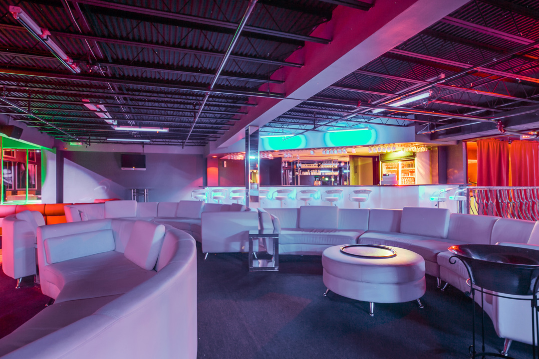 Colorful lounge interior