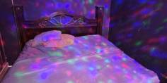 Electricity Social Club private playroom with colorful lighting in Providence, Rhode Island