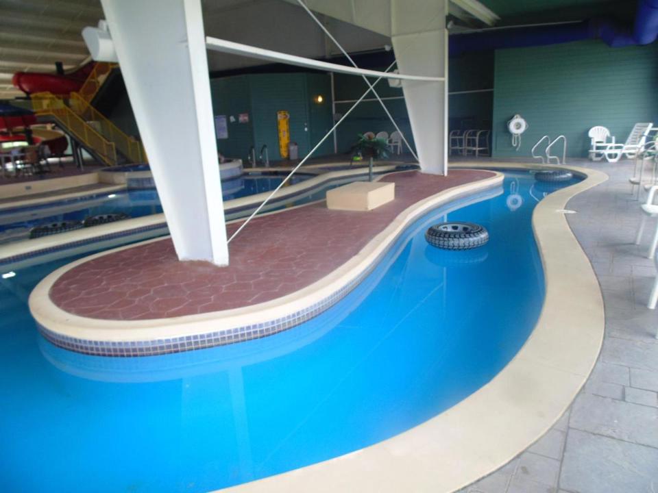 Indoor waterpark at the Club Iniquity takeover venue