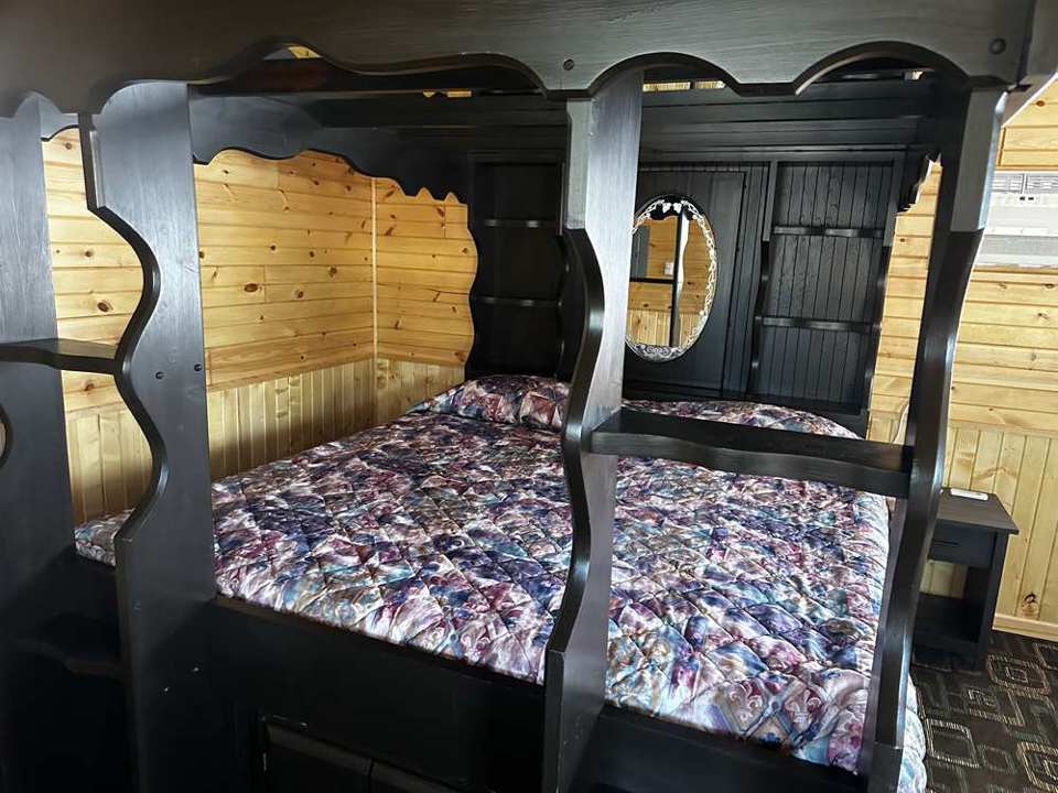 Cabin bedroom interior