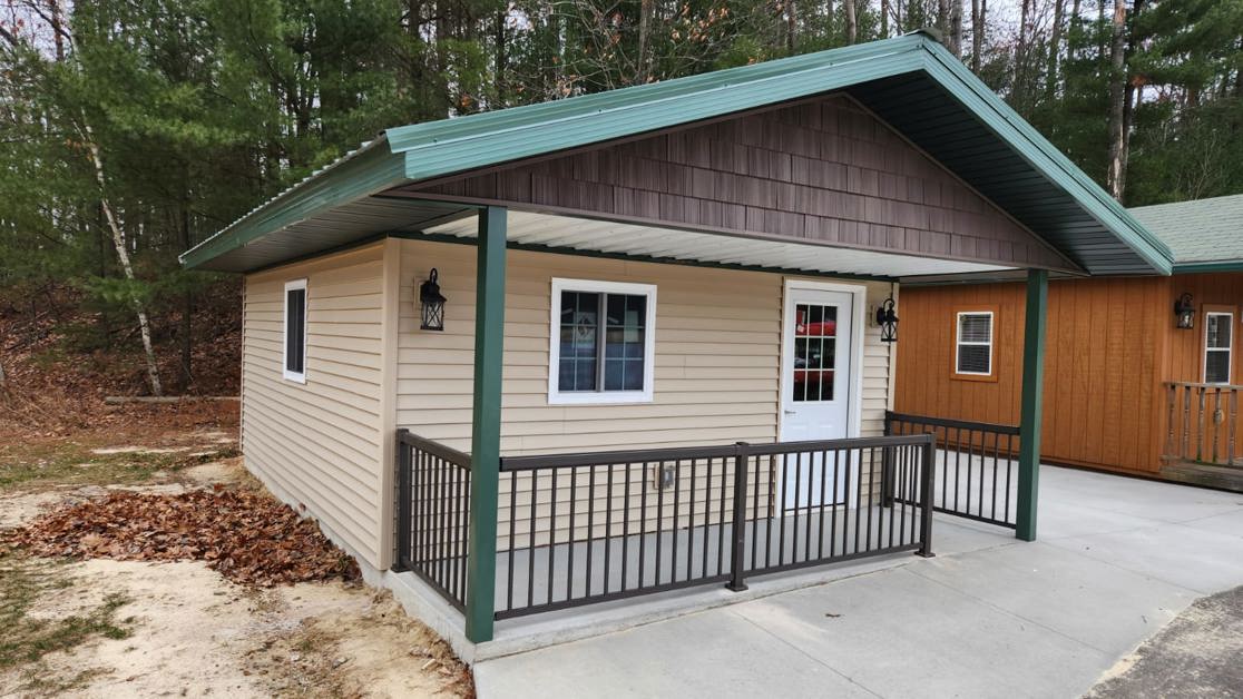 Guest cabin exterior