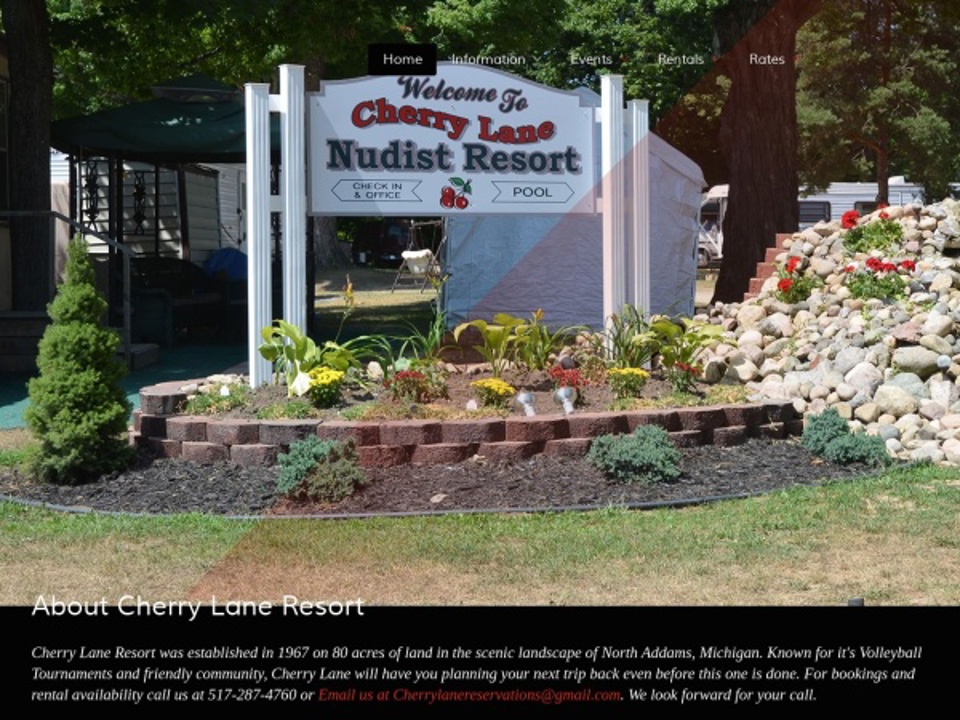 Entrance sign