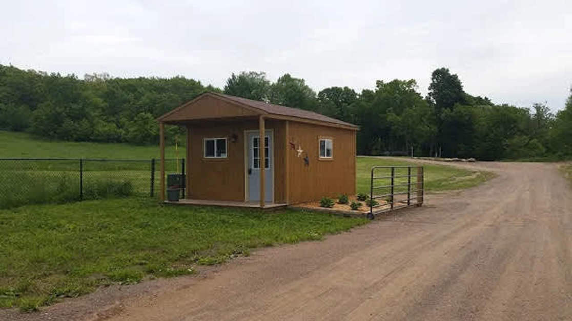 Small wooden cabin