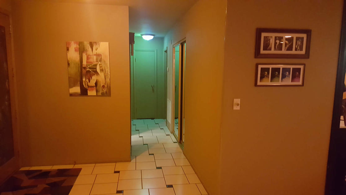 interior hallway leading to the main playrooms