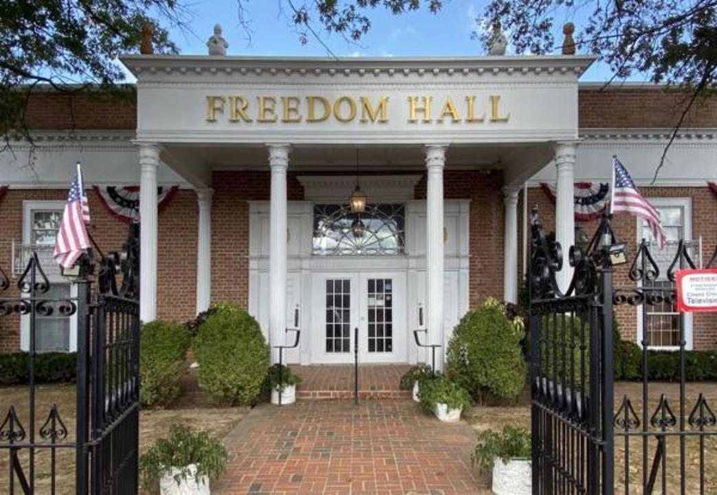 Exterior at Freedom Hall