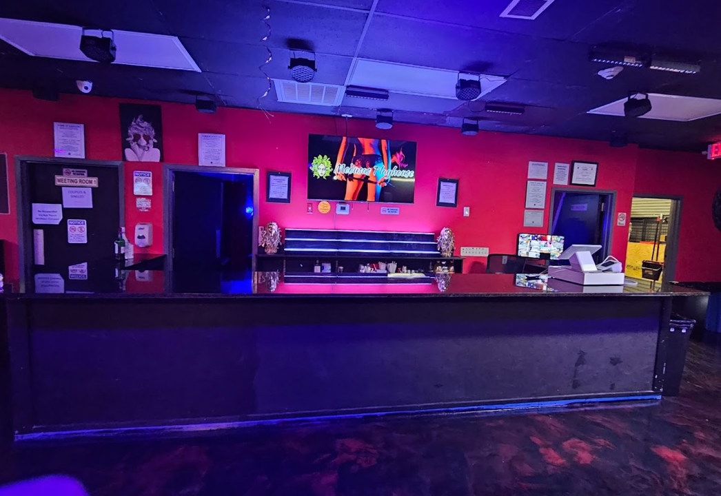 Reception and bar counter
