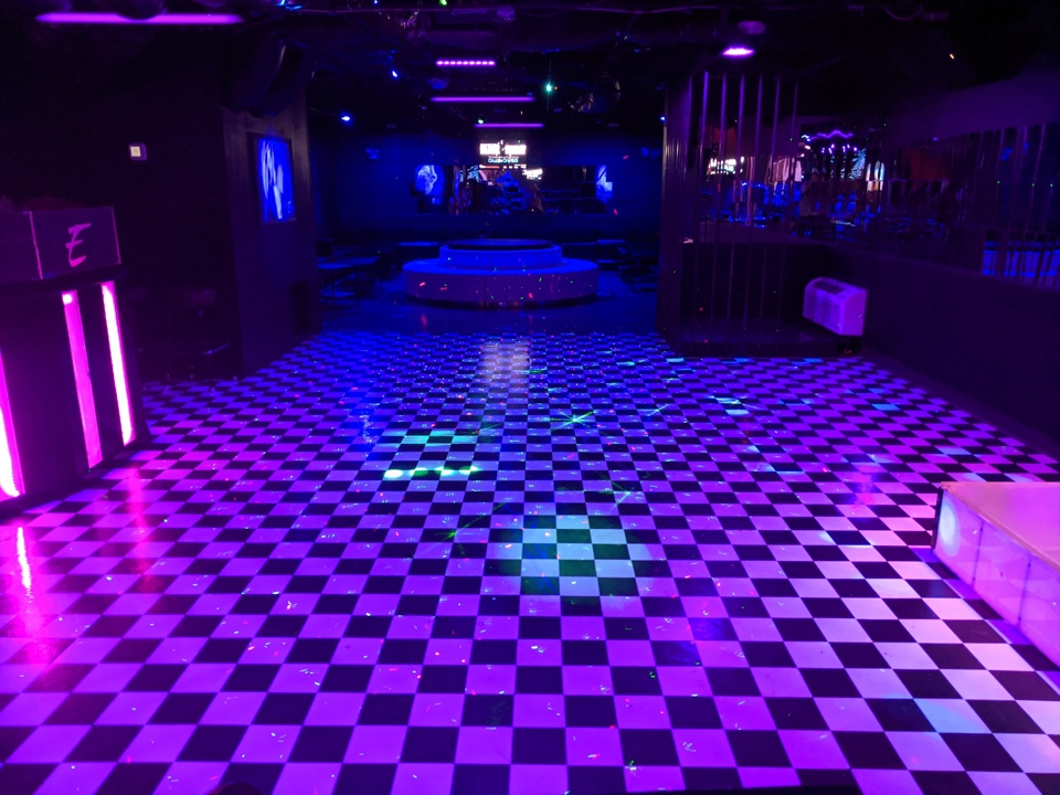Illuminated dance floor