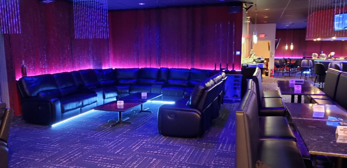 Lounge seating area