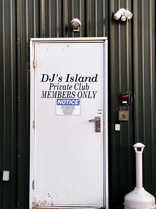 DJ's Island private club entrance
